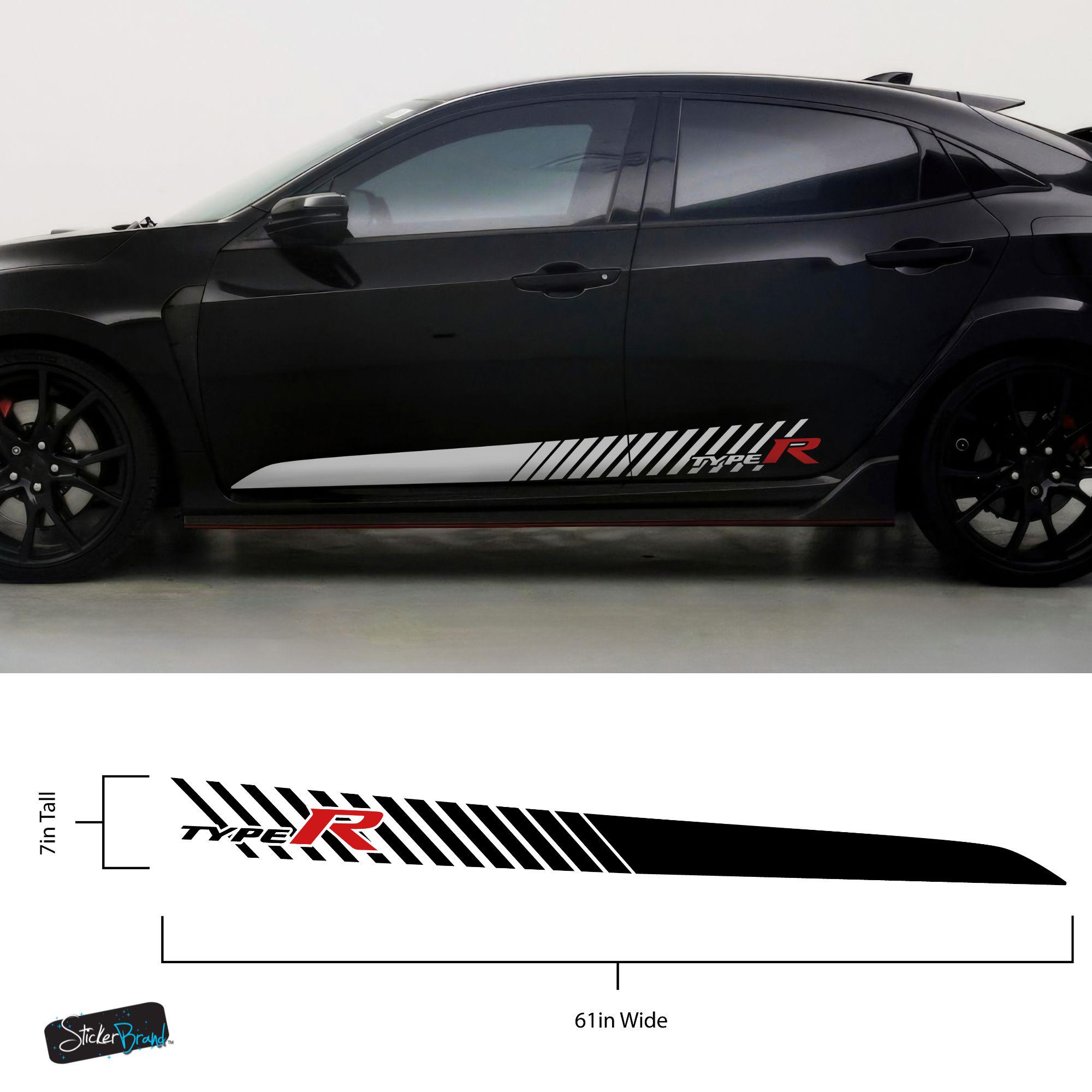 Instaplijsten Auto Autodeur sticker Carbon look