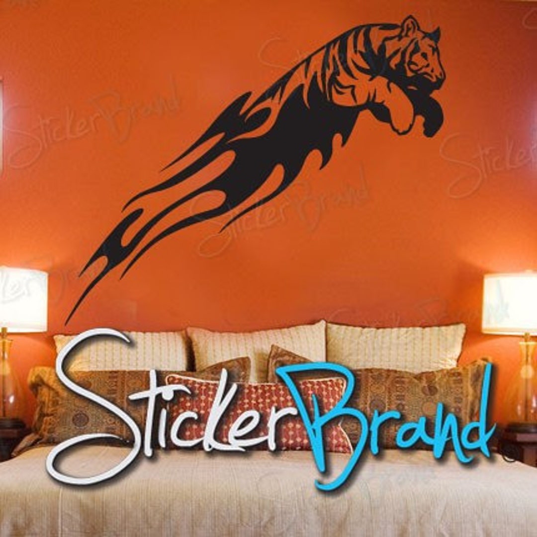 Vinyl Wall Decal Sticker Tiger Tribal 587 - Etsy