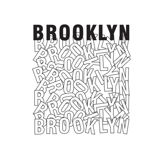 Brooklyn Sign NYC Art Vinyl Wall Art Decal Sticker. 6271 | Etsy