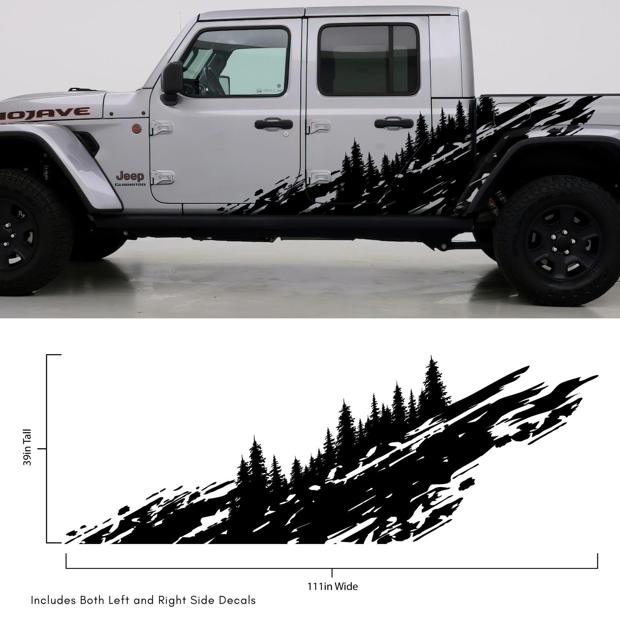 Overland Sticker Overland Truck Sticker. Forest Woodland Adventure off Road Decal ...