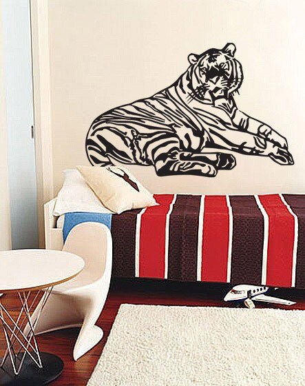 Vinyl Wall Decal Sticker Safari Tiger 319 - Etsy