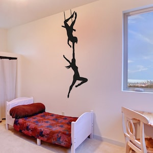 Vinyl Wall Decal Sticker Circus Trapeze OSAA1190B
