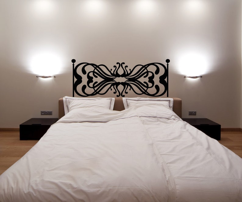 Vinyl Wall Decal Sticker Headboard Design OSAA1160B Etsy
