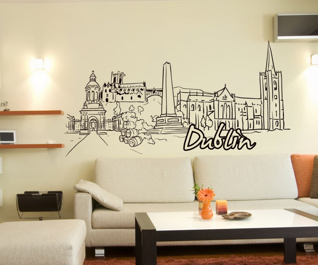 Vinyl Wall Decal Sticker Dublin 1371s Etsy