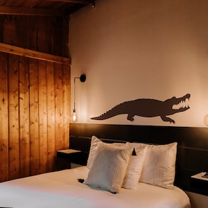 Alligator Wall Decal Sticker. Crocodile Wall Sticker. Kid&#39;s Room Wall Art Decor. Play Room Wall Decor. #503