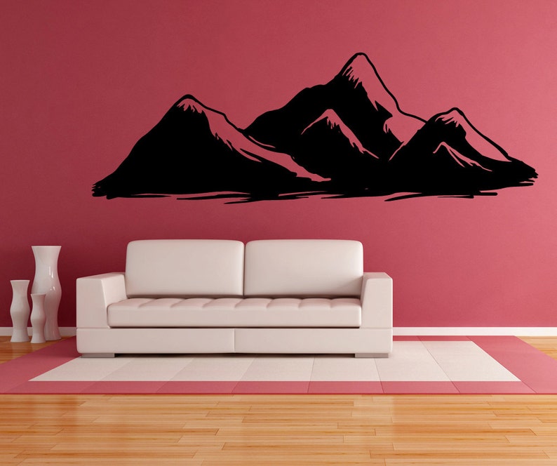 Vinyl Wall Decal Sticker Mountains OSMB914B