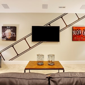 Movie Room Film Strip Wall Decal Sticker. Photography Room Decor. Home Theatre Room Wall Art. Photograph Decor Movie Theater. #OS_MB912