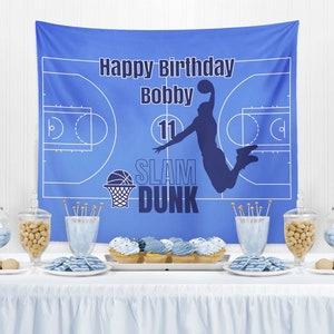 Basketball Geburtstagsparty Hintergrund Banner Basketball Geburtstagsparty Hintergrund - Basketball Party Banner - Sport Party Zeichen - Kindergeburtstag