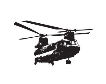 Chinook Helicopter Military RAF  #36459 2 x Square Stickers 10 cm 
