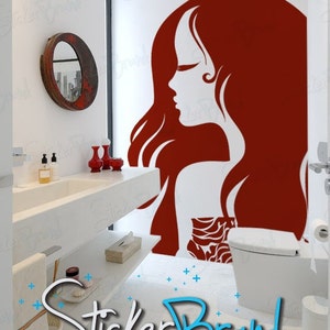 Vinyl Wall Decal Sticker Stylist Hair 572B