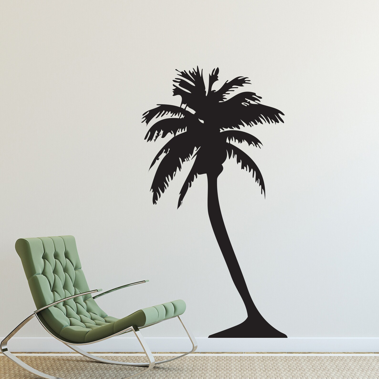 Large Palm Tree Vinyl Wall Art Decal Sticker. 6ft Tall Tree. Etsy