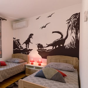Dinosaur Wall Decal Sticker. Boy&#39;s Room Decor. T-Rex Wall Decal. Nursery Room Decor. Dinosaur Gift. Dinosaur Wall Art. #GFoster170