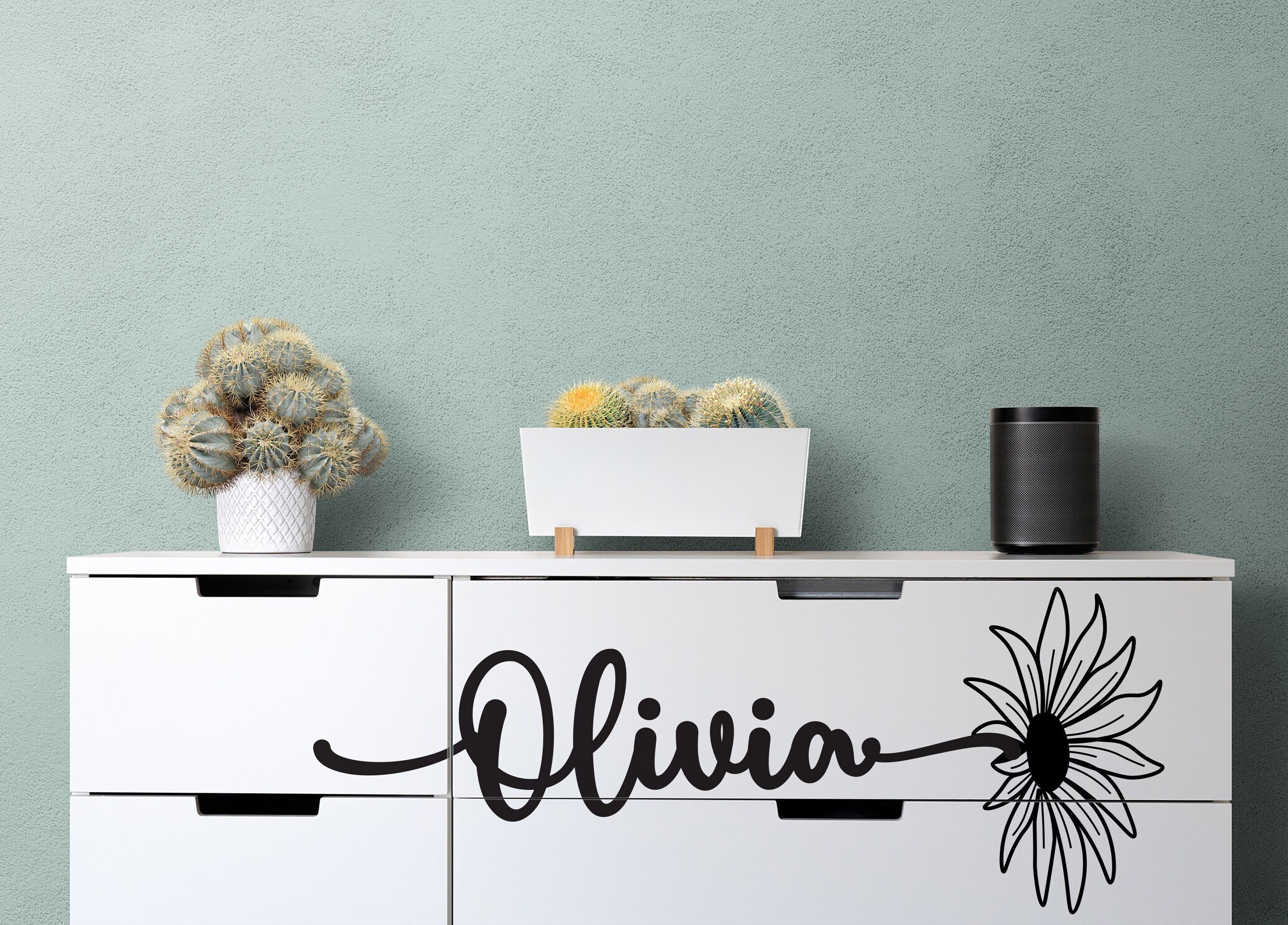 Custom Name Decal Sticker. Personalized Car Sticker, Aesthetic Stickers ...