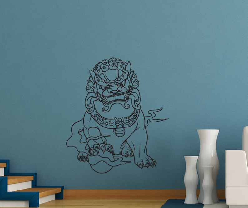 Vinyl Wall Decal Sticker Chinese Guardian 1455B