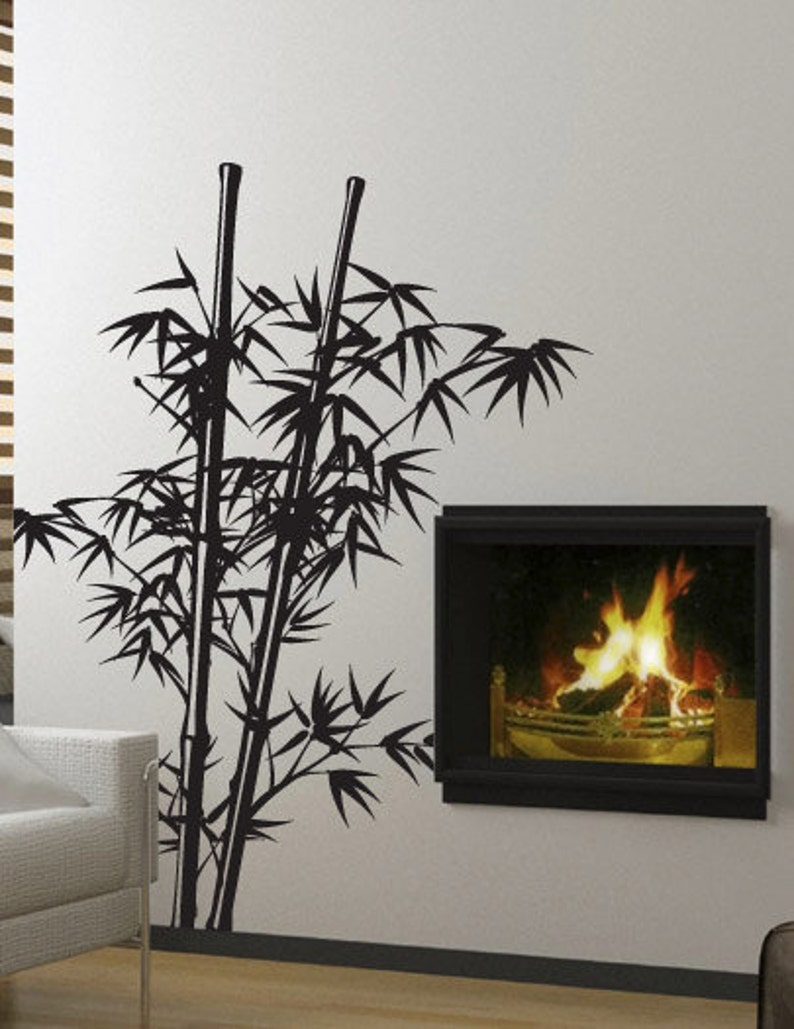 Vinyl Wall Decal Sticker Chinese Bamboo Asian 7ft Tall Item 332A - Etsy