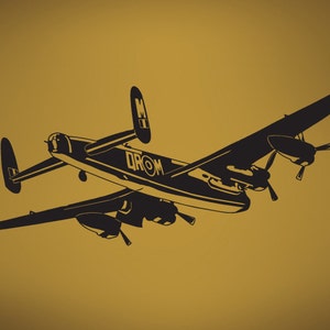 Vinyl Wall Decal Sticker World War II Bomber Airplane - Etsy