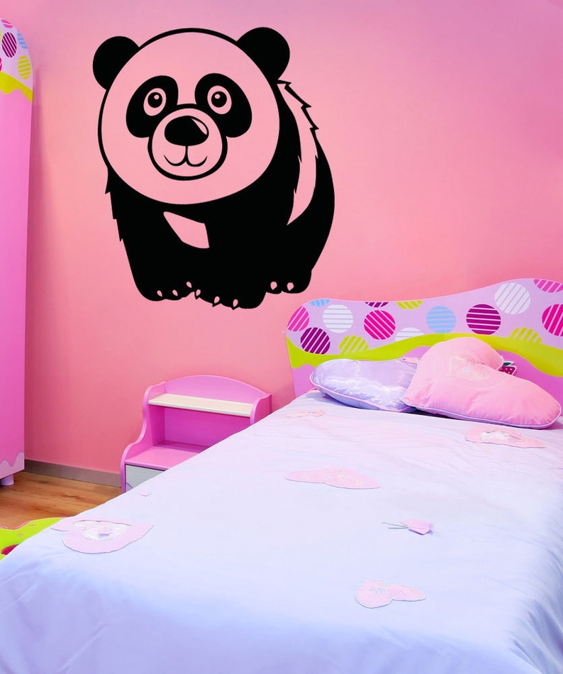 Vinyl Wall Decal Sticker Cute Panda OSAA661B image 4