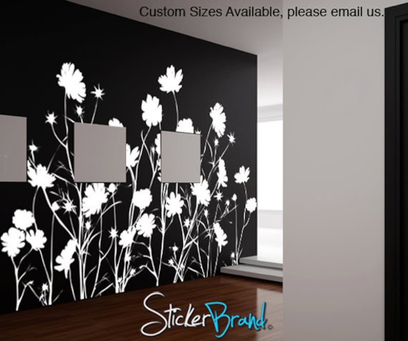 Vinyl Wall Decal Sticker Wild Flower AC148s