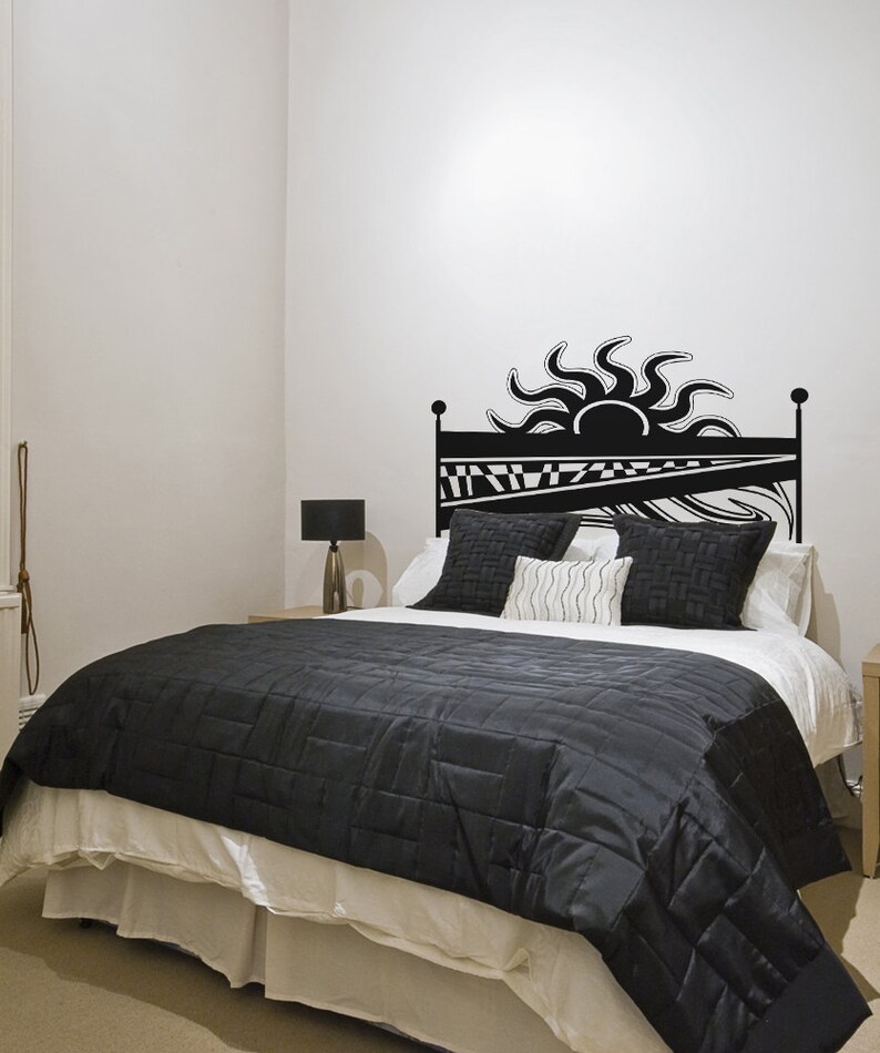 Vinyl Wall Decal Sticker Sun Headboard OSAA1149B Etsy