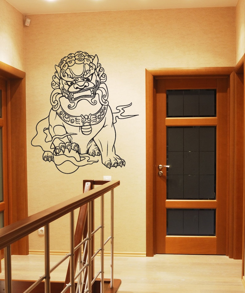 Vinyl Wall Decal Sticker Chinese Guardian 1455B