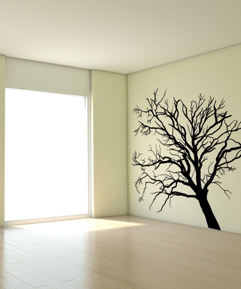 Vinyl Wall Decal Sticker Leafless Tree Osmb620s - Etsy