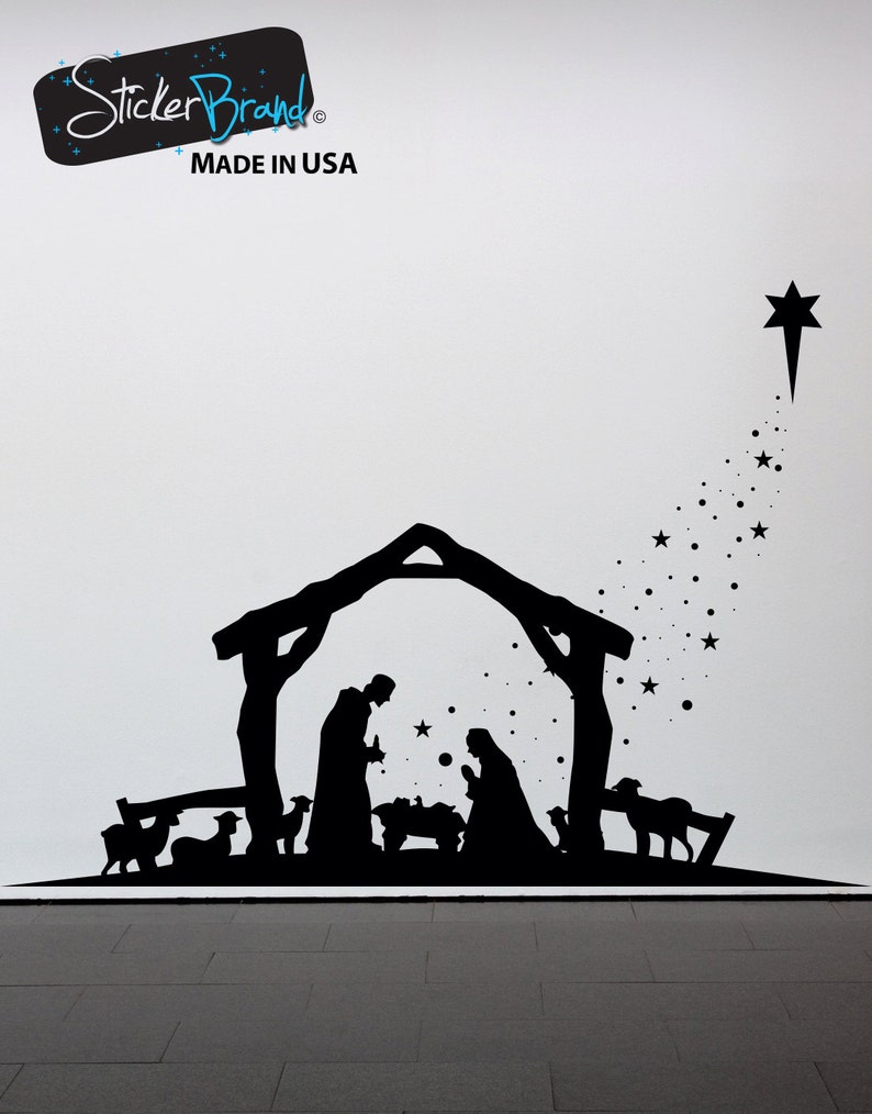 Vinyl Wall Decal Sticker Nativity item OSMG105s image 1