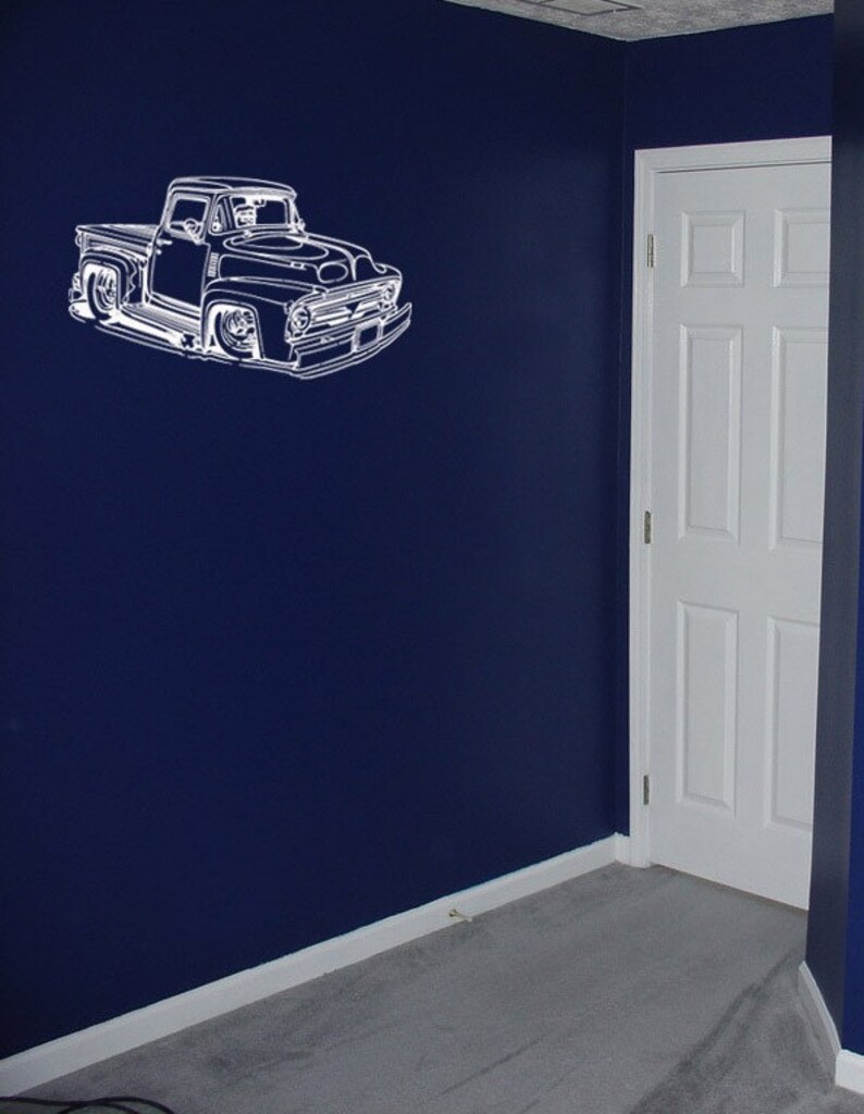 Vinyl Wall Decal Sticker Hot Rod Truck