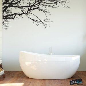 Tree Top Branches Vinyl Wall Decal Sticker for your Bedroom Wall Decor. Tree Branches Wall Decal Sticker. Bathroom Wall Art. 444 image 6