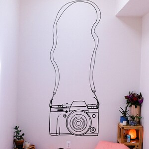 Camera Wall Decal Sticker. Photography Hobby Theme Decor. Photography ...