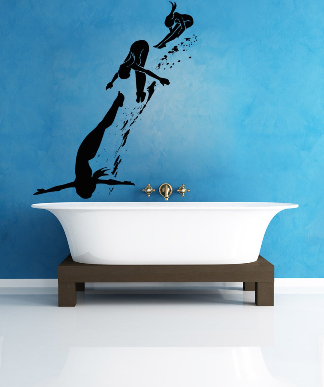 Vinyl Wall Decal Sticker Diving Osaa769s - Etsy