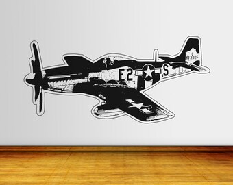 Airplane Wall Decal Black Sheep Squadron F4U Corsair Major Greg ...