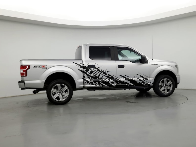 Car Rocker Panel Decals Decal for Raptor, Mud Splash Side Rocker Panel Car Graphic Sticker. Set ...