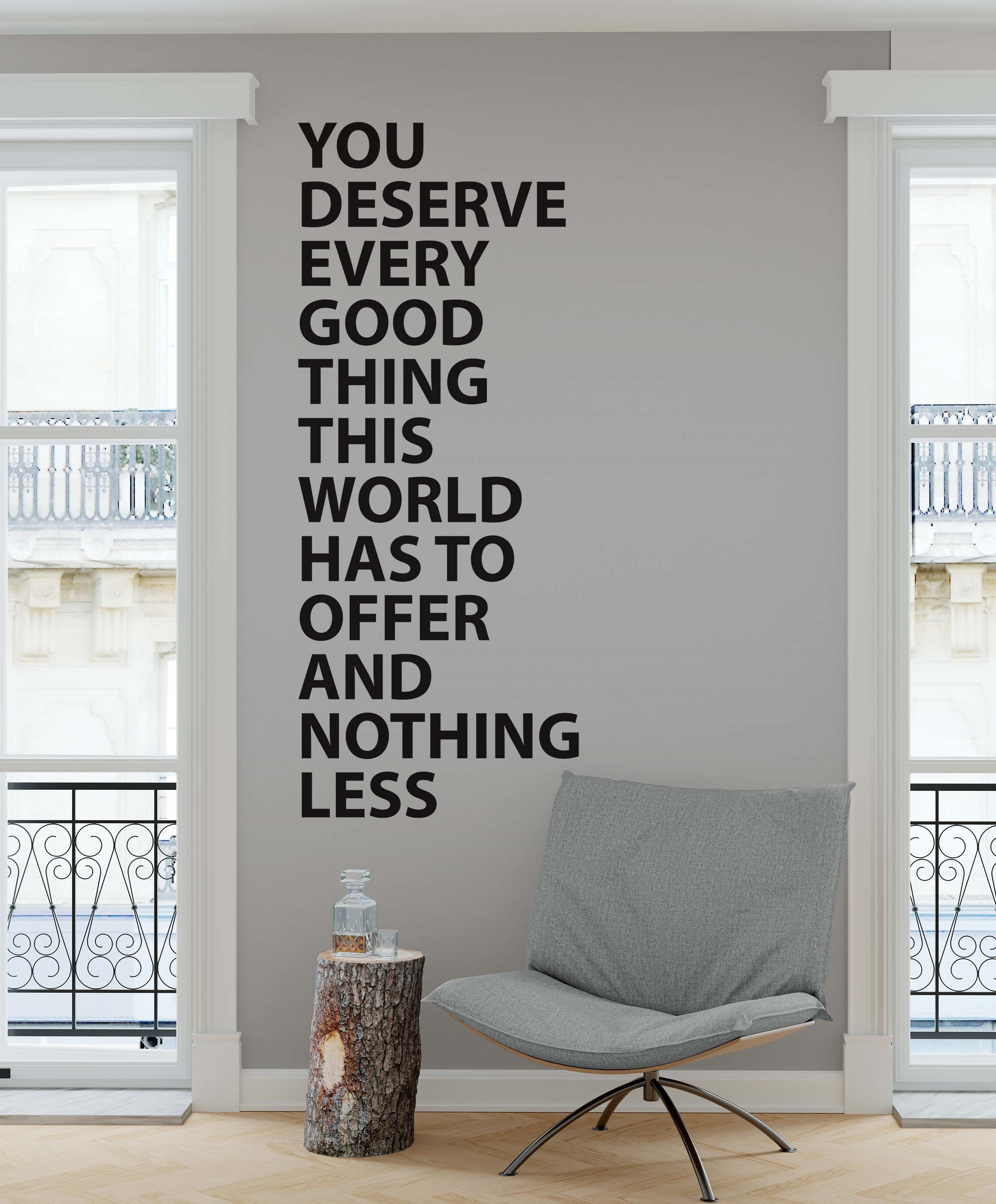 Motivational Quote Wall Decal Sticker Affirmation Quote Mental Health ...