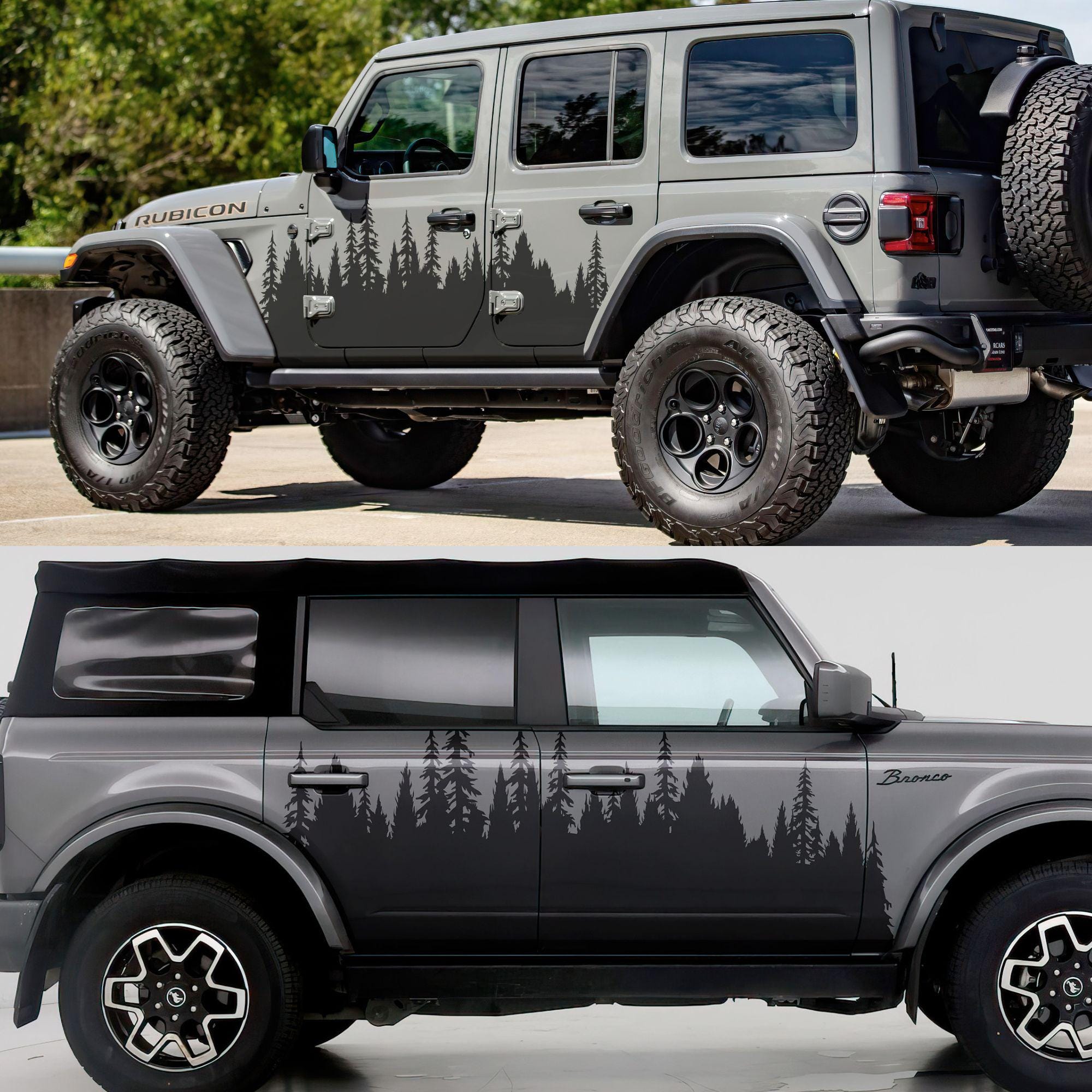 Overland Sticker Forest Overland Sticker. Adventure off Road Decal Sticker for Truck ...