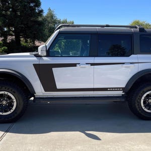 Graphic Decal for Bronco 2021 to 2025. Bronco Door Racing Graphic Decal ...