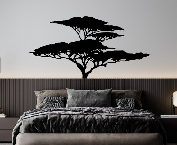 African Tree Vinyl Wall Decal Sticker Nature-inspired Wall - Etsy