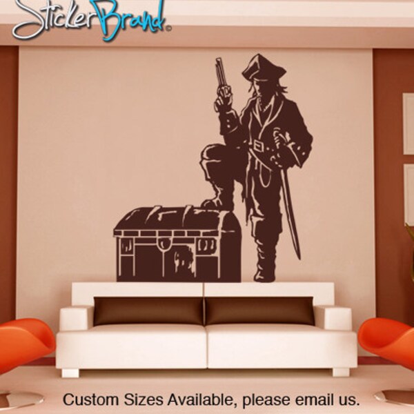 Pirate Wall Decals Etsy