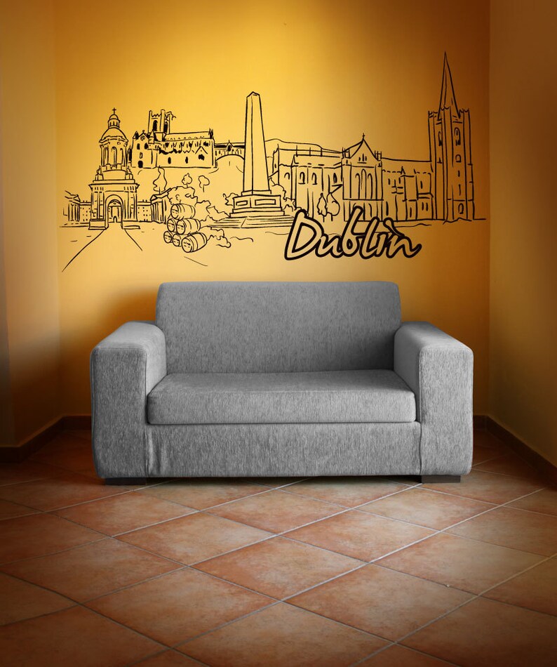 Vinyl Wall Decal Sticker Dublin 1371s Etsy