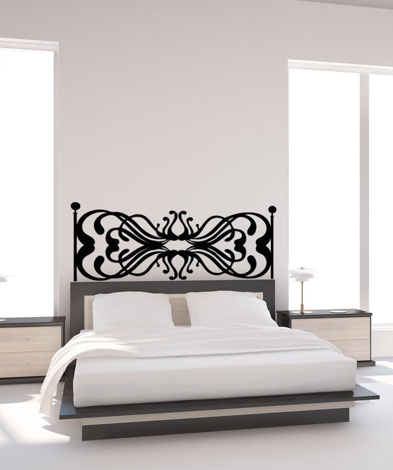 Vinyl Wall Decal Sticker Headboard Design OSAA1160B Etsy
