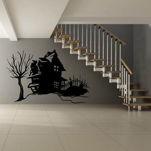 Vinyl Wall Decal Sticker Spooky House OSMB652s