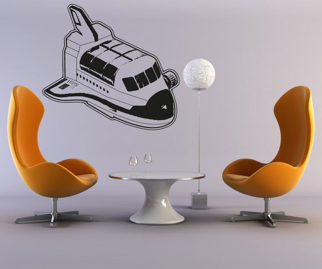 Vinyl Wall Decal Sticker Space Shuttle OSAA203B - Etsy