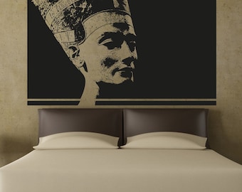 Vinyl Wall Art Decal Sticker Queen Nefertiti Design 5038s