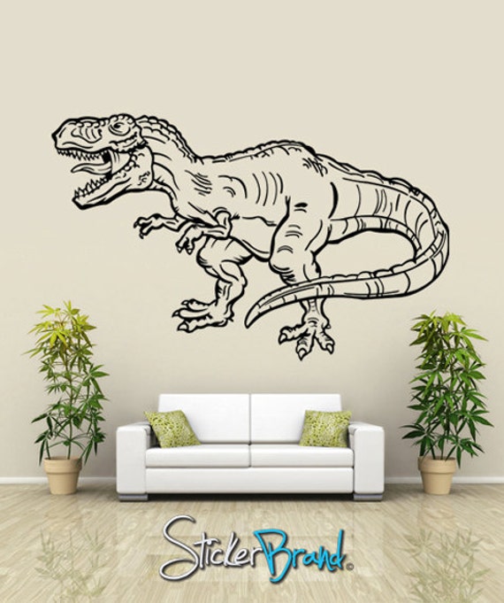 Pegatina de calcomanía de pared de dinosaurio. Calcomanía de - Etsy México Pegatina de calcomanía de pared de dinosaurio. Calcomanía de - Etsy México
