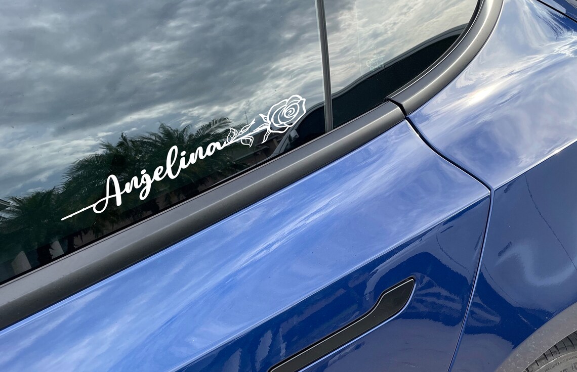 Custom Name Decal Sticker. Personalized Car Sticker, Aesthetic Stickers ...