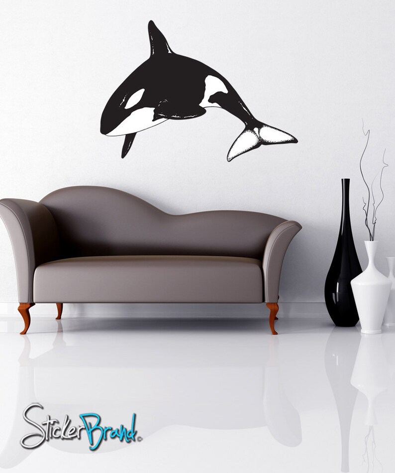 Vinyl Wall Decal Sticker Orca Killer Whale Aedel114b - Etsy