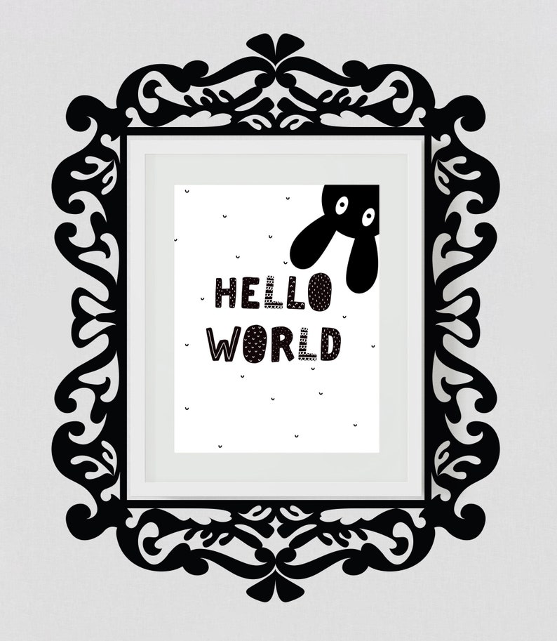 Picture Frame Vinyl Wall Decal Sticker. Frame Border Wall Etsy