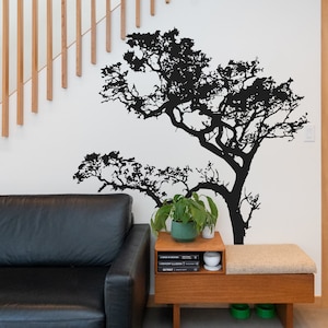 Tree Wall Decal Nursery Forest Vinyl Sticker Removable Large Tree Sticker Bedroom Decor Bathroom Forest Tree Canopy Wall Art Vinyl #409