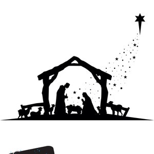 Vinyl Wall Decal Sticker Nativity item OSMG105s image 4