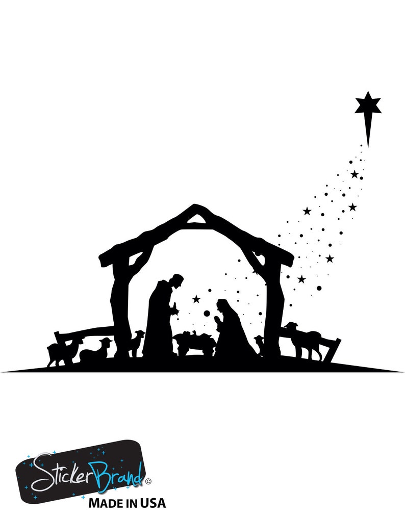 Vinyl Wall Decal Sticker Nativity item OSMG105s image 4