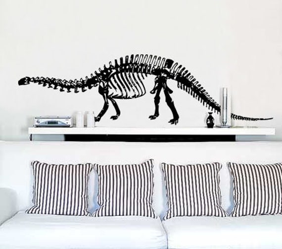 Vinyl Wall Sticker Broncosaurus Rex Dinosaur 33x120 Item 379m Etsy